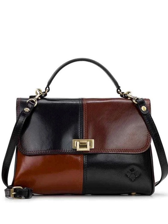 Patricia Nash Handbags - Patricia Nash Yokey Top Handle Colorblock Leather Purse NWT